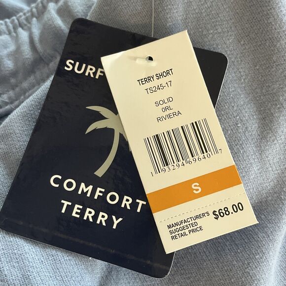 Surf & Swim Mens Solid Orl Riviera Comfort Terry Shorts Size S NWT MSRP $68 - Picture 3 of 11